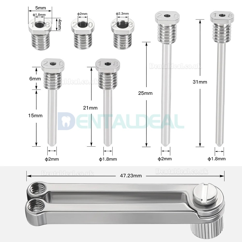 Stainless Steel Para Drill Position Locator Set for Dental Implants
